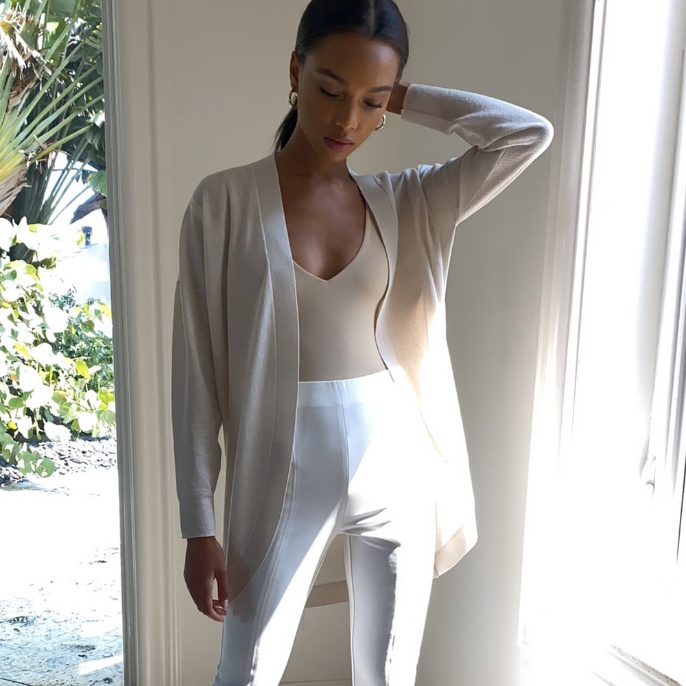 Aritzia Babaton Lucida Cardigan Birch